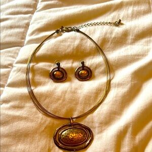 Chico’s Necklace w/ earrings